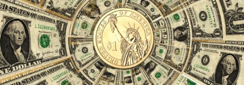 gold and dollars